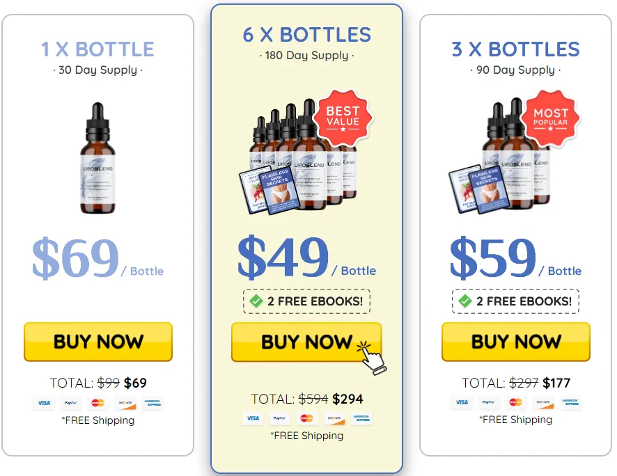 Lipo Healthy Pricing Options
